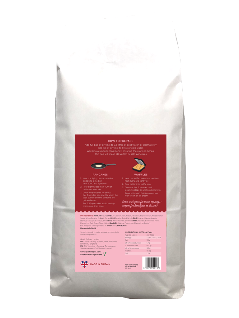 The Original Luxury Waffle & Pancake Mix - 3.5kg